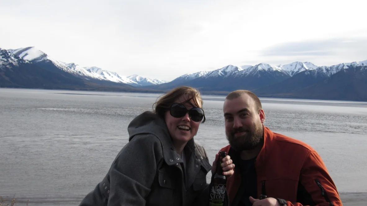 Jeremiah and Phylicia at Turnagain Arm