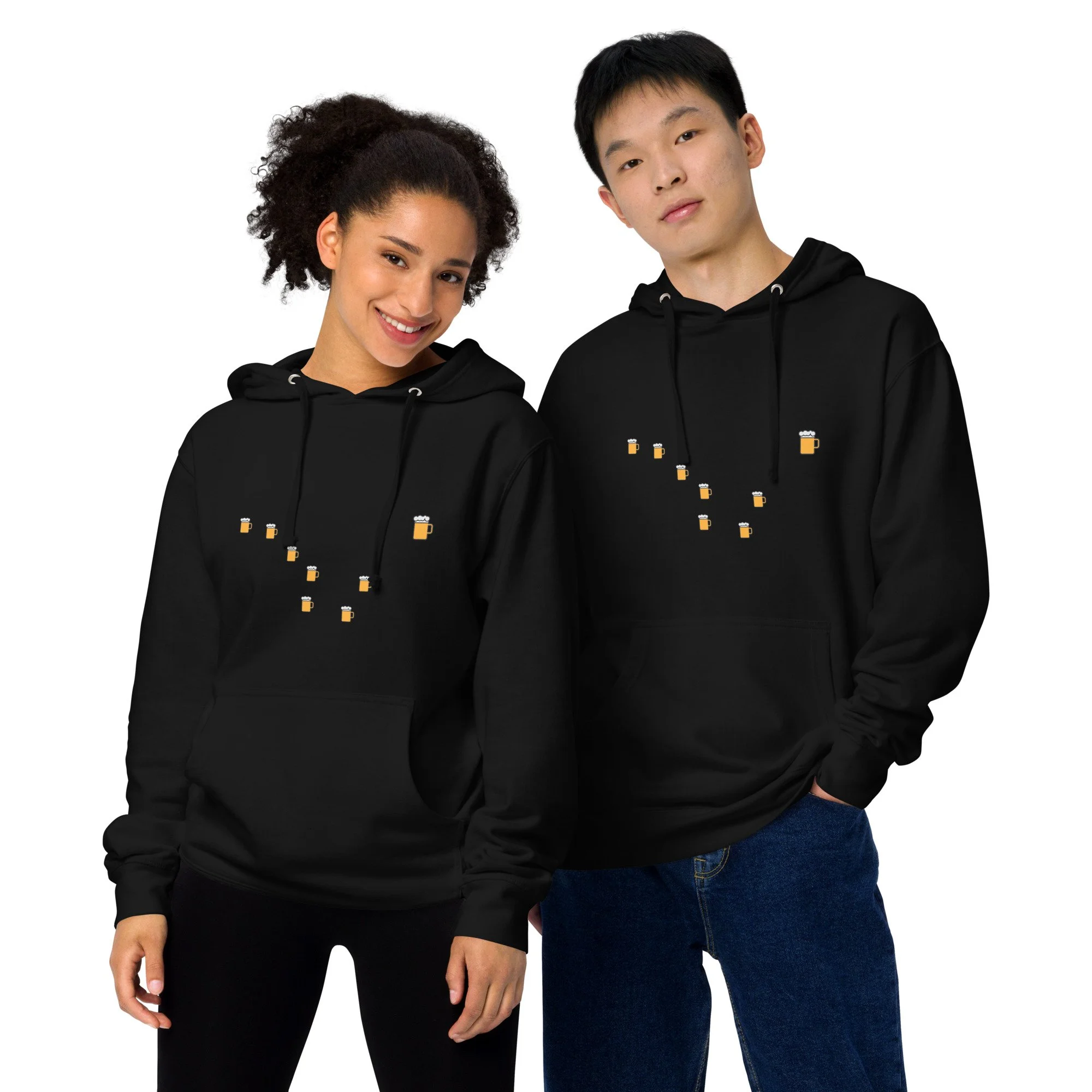 Unisex Beer Flag Hoodie