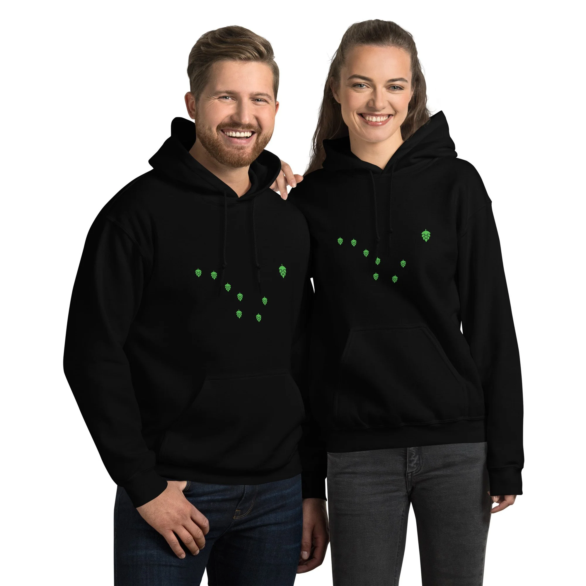 Expanded Size Unisex Hop Flag Hoodie