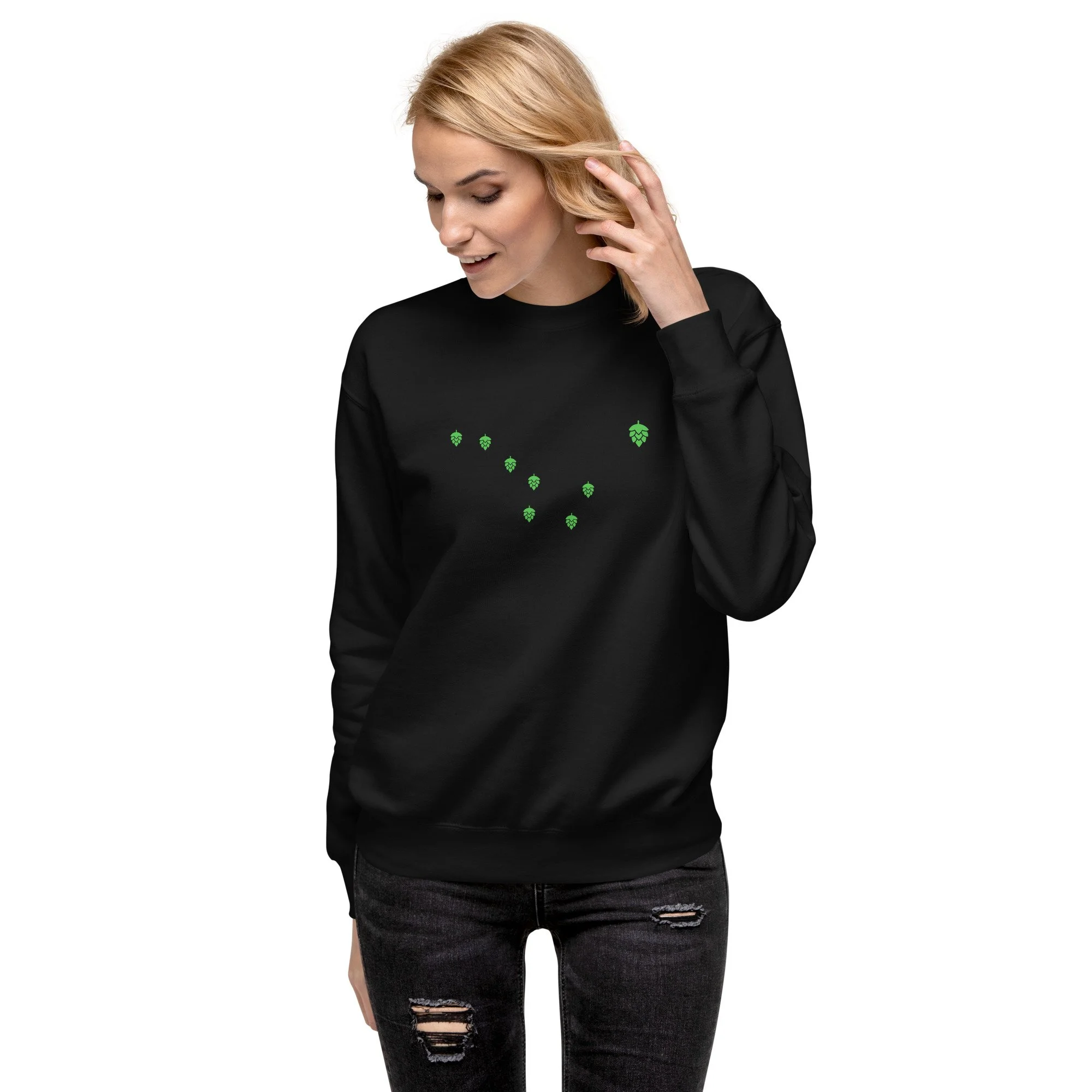 Unisex Crew Neck Hop Flag Sweatshirt